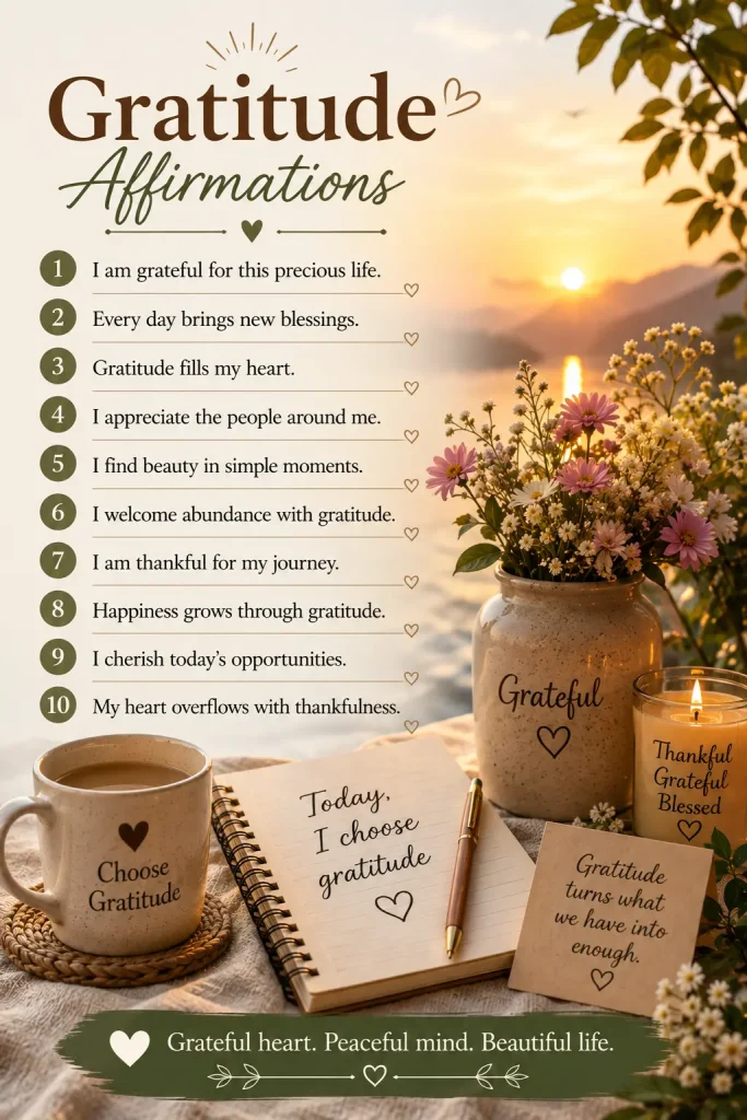 gratitute affirmations